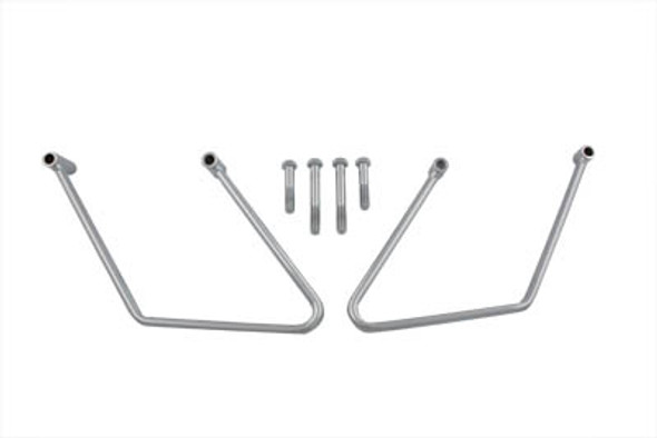 V-Twin - 31-0967 - Chrome Saddlebag Support Kit