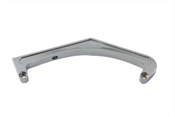 V-Twin - 31-0986 - Chrome Side Mount Tail Lamp Bracket Curved