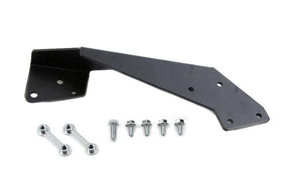 V-Twin - 31-1001 - Wyatt Gatling Exhaust Bracket Black - Fits 2004-2013 Harley-Davidson XL