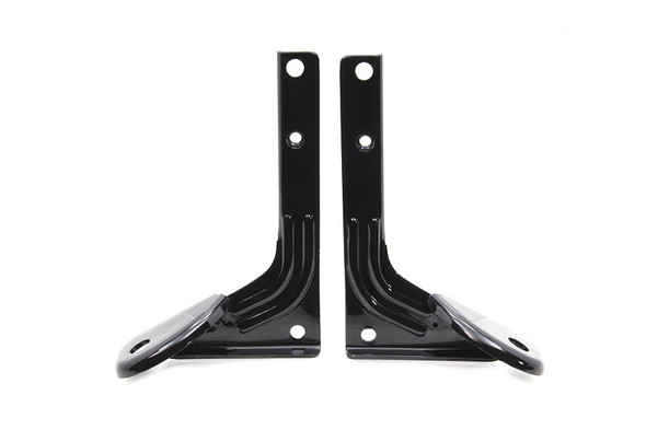 V-Twin - 31-1014 - Black Spotlamp Bracket for Front Fork - Fits 1949-1984 Harley-Davidson FLH