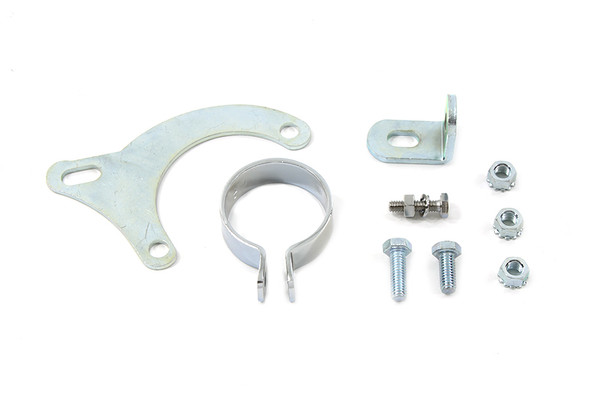 V-Twin - 31-1069 - Exhaust Clamp and Bracket Set Chrome