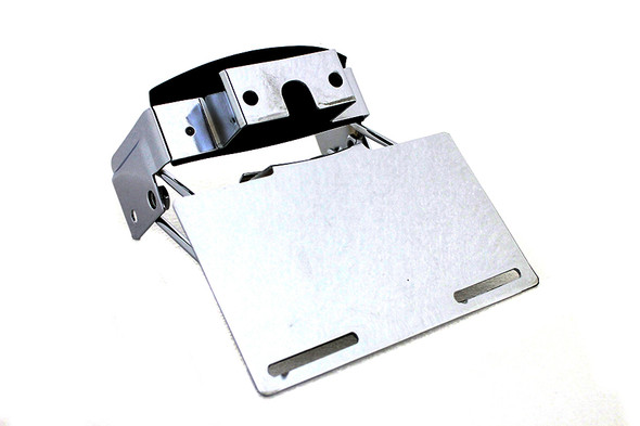 V-Twin - 31-1106 - Tail Lamp Chrome Stock Style Bracket - Fits 1984-1999 Harley-Davidson FXST, 1980-1986 FX