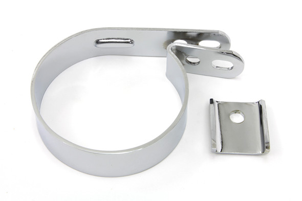 V-Twin - 31-1297 - Chrome 3-1/4 inch Replica Muffler Clamp