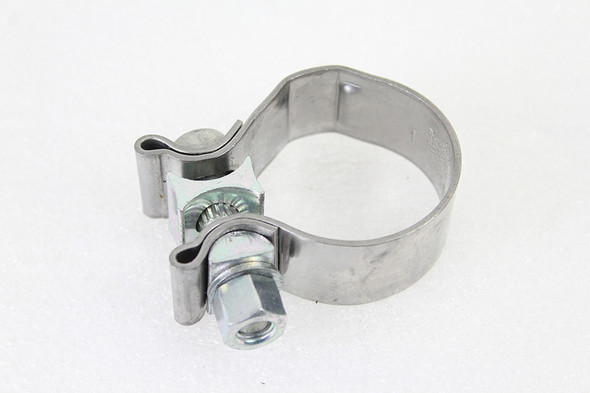 V-Twin - 31-1578 - FLT Rear Exhaust Clamp Chrome