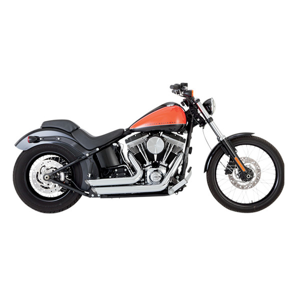 Vance & Hines - Shortshots Staggered Exhaust System - fits FXST/FLST Models