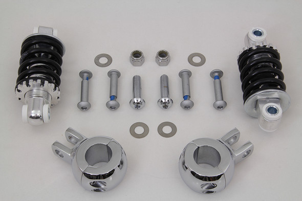 V-Twin - 31-1746 - Solo Seat Shock Kit - Fits 1958-1984 Harley-Davidson FL (for swingarm frames), 1941-1957 FL (for rigid frames)