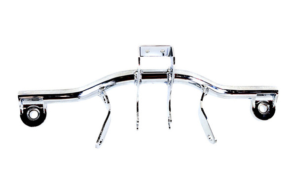 V-Twin - 31-1774 - Chrome Spotlamp Bracket - Fits 2005-2011 Harley-Davidson FLSTS, 1988-2006 FXSTS