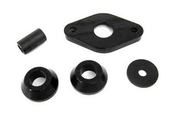 V-Twin - 31-1975 - Black Velva-Ride Motor Mount