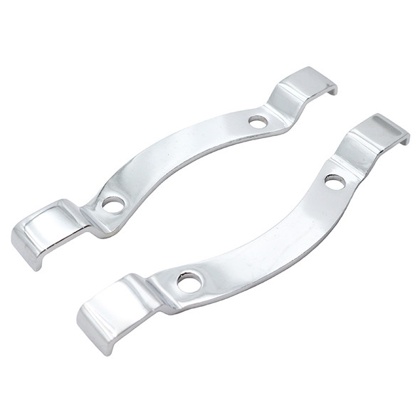 V-Twin - Chrome Bracket Set for Sissy Bar Pad fits All Models with Pads for 12" & 16" Sissy Bars (OEM #52492-00)
