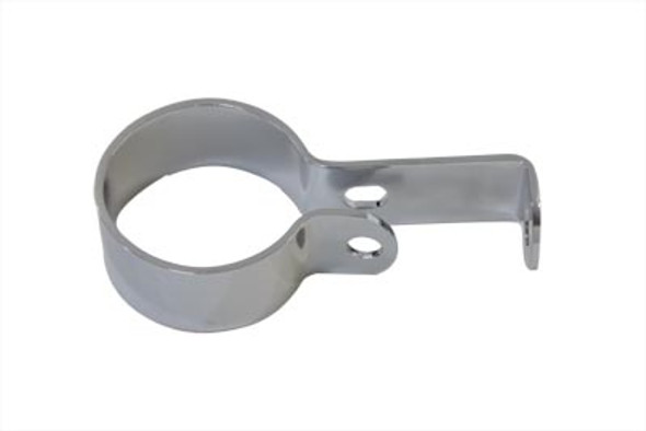 V-Twin - 31-2104 - Chrome Front Pipe Clamp