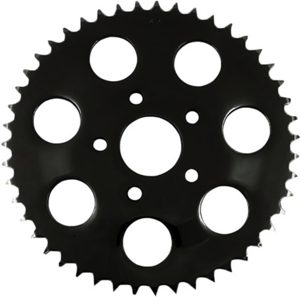 Drag Specialties Black Rear Sprocket For 530 Chain - Early (locating ring 1.980) Timken Bearing