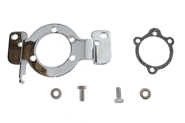 V-Twin - 31-4191 - Air Cleaner Support Bracket Chrome - Fits 1984-1989 Harley-Davidson FXST, FXR, 1986-1989 FLST