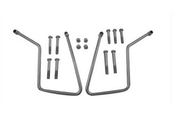 V-Twin - 31-9910 - Chrome Saddlebag Support Set