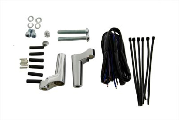 V-Twin - 31-9935 - Front Turn Signal Relocation Kit