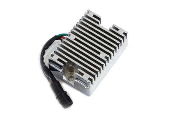 V-Twin - 32-0032 - Volt Tech Chrome 12 Volt Regulator