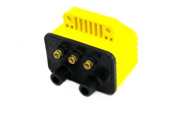 V-Twin - 32-0090 - Accel Yellow Single Fire Super Coil