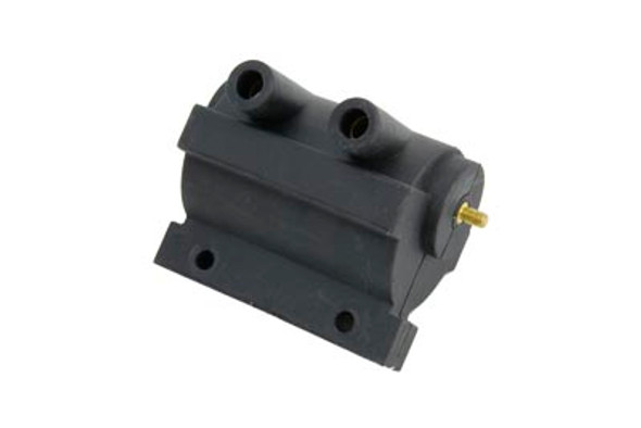 V-Twin - 32-0129 - Volt Tech Black 12 Volt Dual Fire Coil