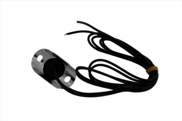 V-Twin - 32-0400 - Chrome Two Wire Horn Switch Button
