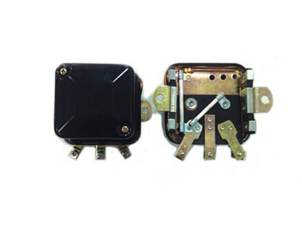 V-Twin - 32-0623 - Black 6 Volt Mechanical Regulator