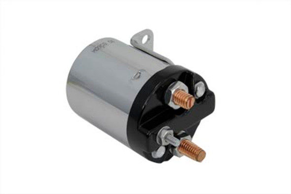 V-Twin - 32-0632 - Accel Chrome Starter Solenoid