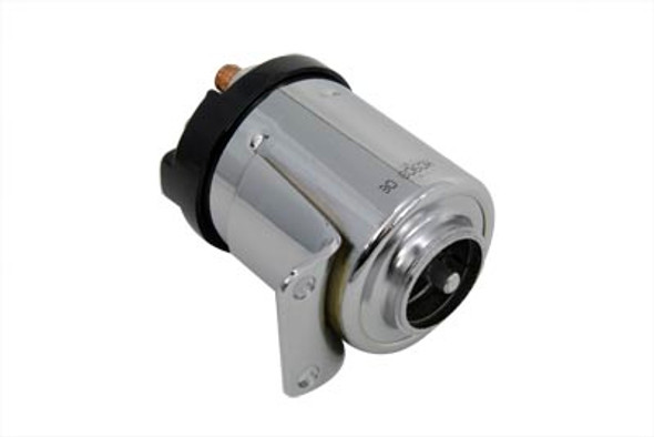 V-Twin - 32-0632 - Accel Chrome Starter Solenoid