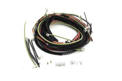 V-Twin - 32-0704 - Wiring Harness Kit - Fits 1947 Harley-Davidson UL, G, WL, FL