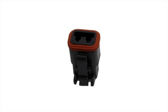 V-Twin - 32-0906 - OE Deutsch Wiring Socket Housing 2-Pin