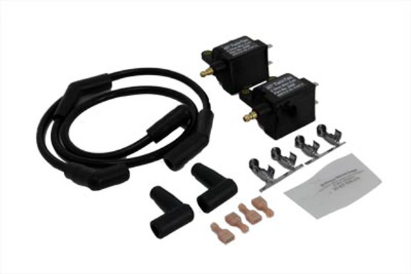 V-Twin - 32-1015 - Twin Tec Mini Single Fire Coil Kit 3 Ohm