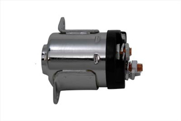 V-Twin - 32-1055 - Chrome 5-Speed Starter Solenoid