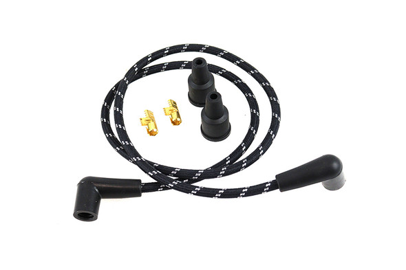 V-Twin - 32-1218 - Universal 7mm Braided Spark Plug Wire Kit