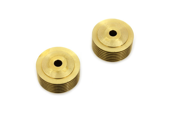 V-Twin - 32-1231 - Brass Spark Plug Cool Fin Set