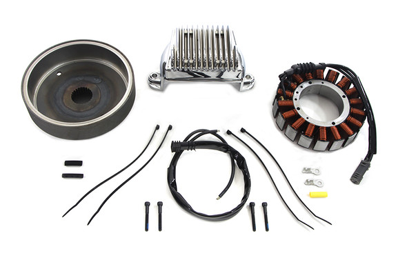 V-Twin - 32-1278 - Alternator Charging System Kit 50 Amp