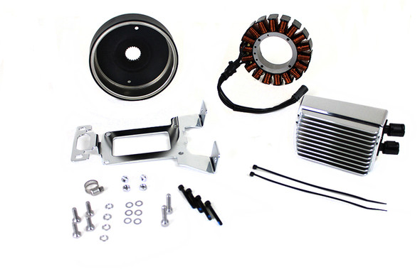 V-Twin - 32-1457 - Alternator Charging System Kit 54 Amp Chrome