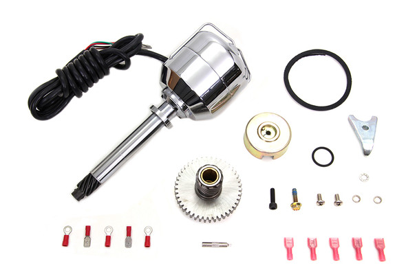V-Twin - 32-1540 - V-Fire Single Fire Electronic Ignition Distributor - Fits 1941-1969 Harley-Davidson FL, 1936-1952 EL