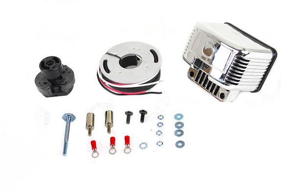 V-Twin - 32-1626 - V-Fire Single Fire Ignition Kit - Fits 1984-1999 Harley-Davidson FXST, 1970-1984 FL, 1980-1999 FLT, 1991-1999 FXD, 1982-1994 FXR, 1986-1999 FLST, 1971-1984 FX, 1971-2003 XL