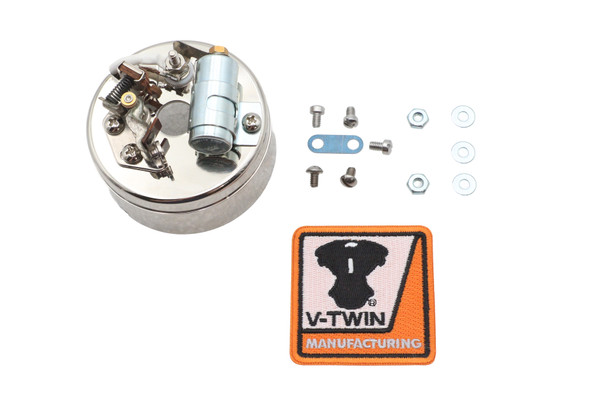 V-Twin - 32-1722 - 1936 EL Distributor Top Assembly Nickel Plated