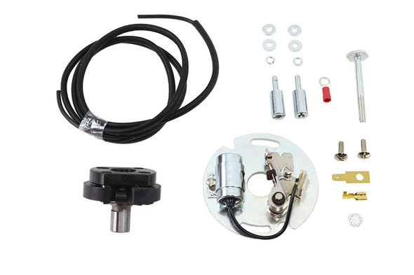 V-Twin - 32-1890 - V-Fire Overhead Valve Auto Advance Distributor Chrome - Fits 1941-1965 Harley-Davidson FL, 1936-1940 EL