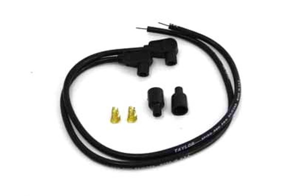 V-Twin - 32-6081 - Universal Black 8mm Pro Spark Plug Kit