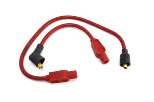 V-Twin - 32-7233 - Sumax Red 8mm Spark Plug Wire Set