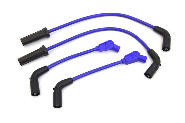 V-Twin - 32-7380 - Sumax Spark Plug Wire Set Blue
