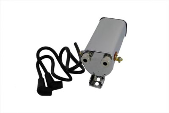 V-Twin - 32-7521 - 6 Volt Replica Coil Chrome
