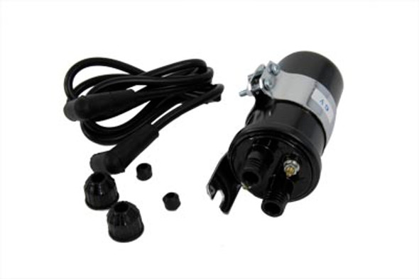 V-Twin - 32-7563 - Black Round 6 Volt Ignition Coil