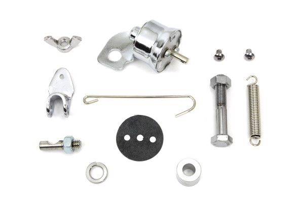 V-Twin - 32-7605 - Chrome Pull Type Brake Switch Kit
