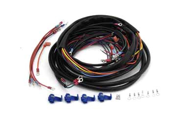 V-Twin - 32-7610 - Wiring Harness Kit - Fits 1970-1971 Harley-Davidson XLCH (Early 1970 XLCH kick starter models)