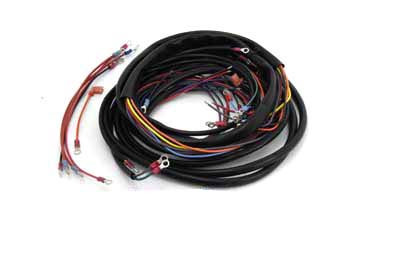 V-Twin - 32-7611 - Wiring Harness Kit - Fits 1971-1972 Harley-Davidson XLCH (Late 1971 XLCH kick starter models)