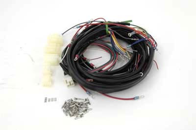 V-Twin - 32-7614 - Wiring Harness Kit - Fits 1977 Harley-Davidson XLCH (kick starter models)