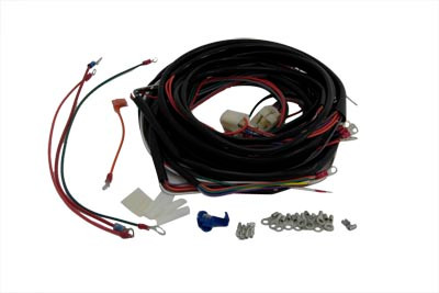V-Twin - 32-7618 - Wiring Harness Kit - Fits 1973-1974 Harley-Davidson XLH (Electric start models)