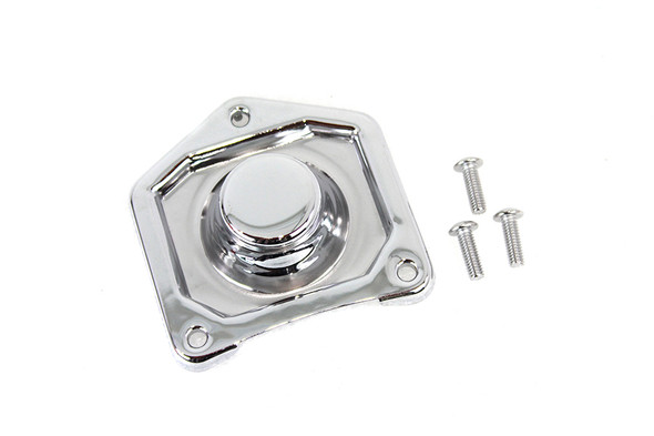 V-Twin - 32-7749 - Solenoid End Cover Chrome - Fits 1991-1999 Harley-Davidson FXD, FLST, FXST