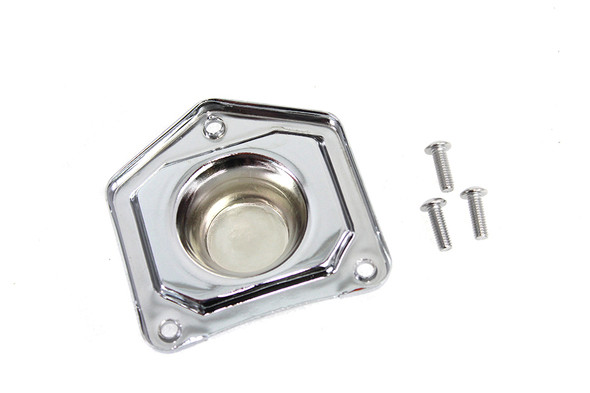 V-Twin - 32-7749 - Solenoid End Cover Chrome - Fits 1991-1999 Harley-Davidson FXD, FLST, FXST