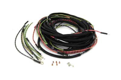 V-Twin - 32-8011 - Wiring Harness Kit 6 Volt Battery - Fits 1959-1964 Harley-Davidson XLH (Electric start battery type 6 volt models)